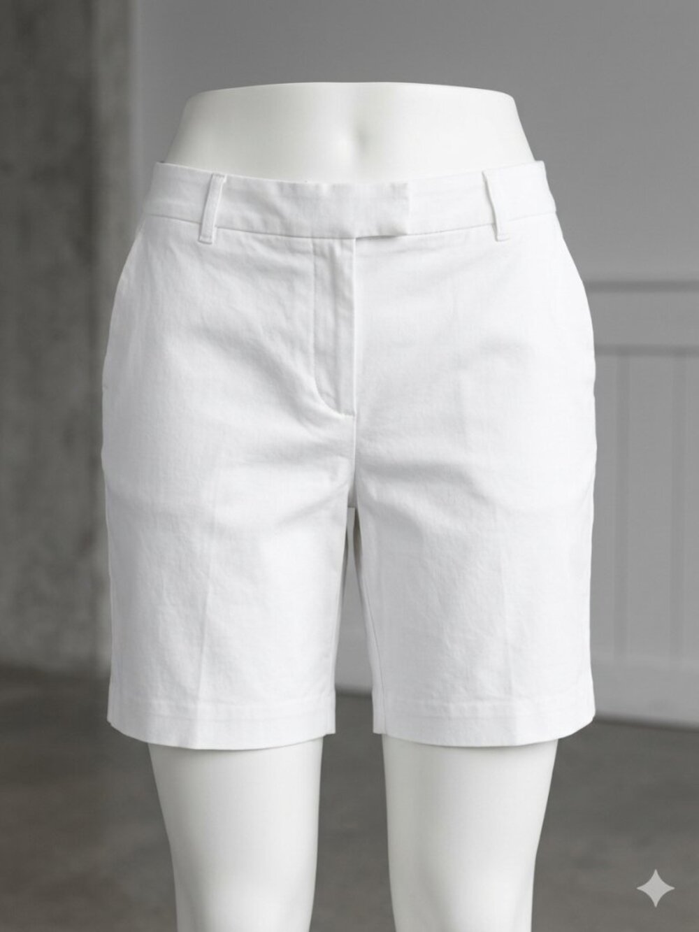 Covington White Women's Bermuda Shorts